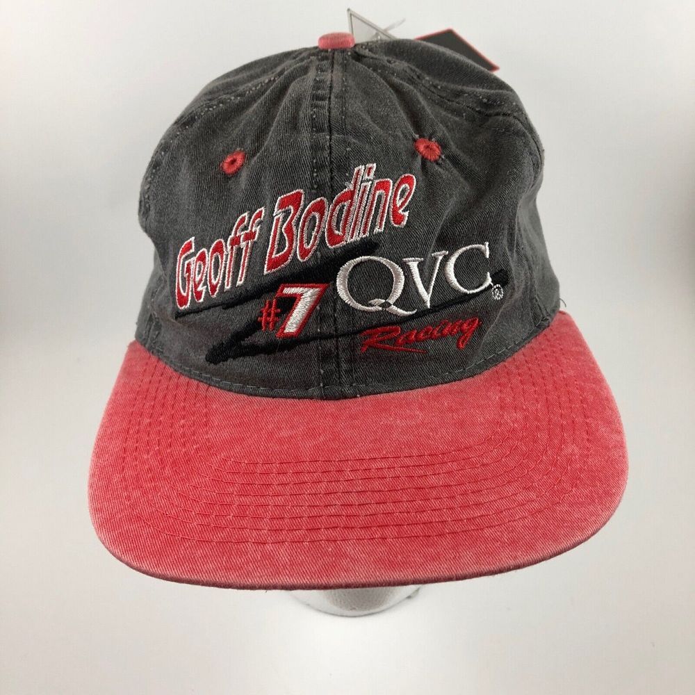 Geoff Bodine #7 QVC Racing Snapback‎ Hat Vintage Nascar